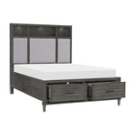 Wittenberg Queen Storage Platform Bed GREY