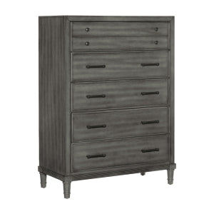 Wittenberry 5 Drawer Chest GREY