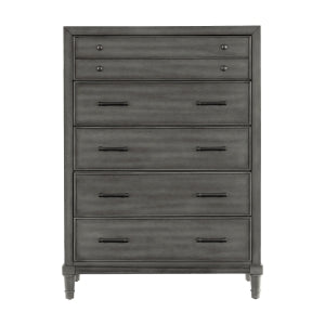 Wittenberry 5 Drawer Chest GREY