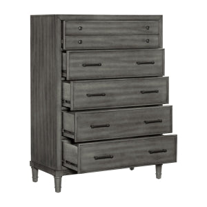 Wittenberry 5 Drawer Chest GREY