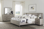 Zephyr Queen Bed LITE GREY