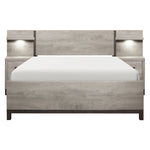 Zephyr Queen Wall Unit Bed LITE GREY