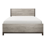 Zephyr Queen Bed LITE GREY