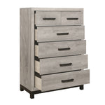 Zephyr 5 Drawer Chest LITE GREY