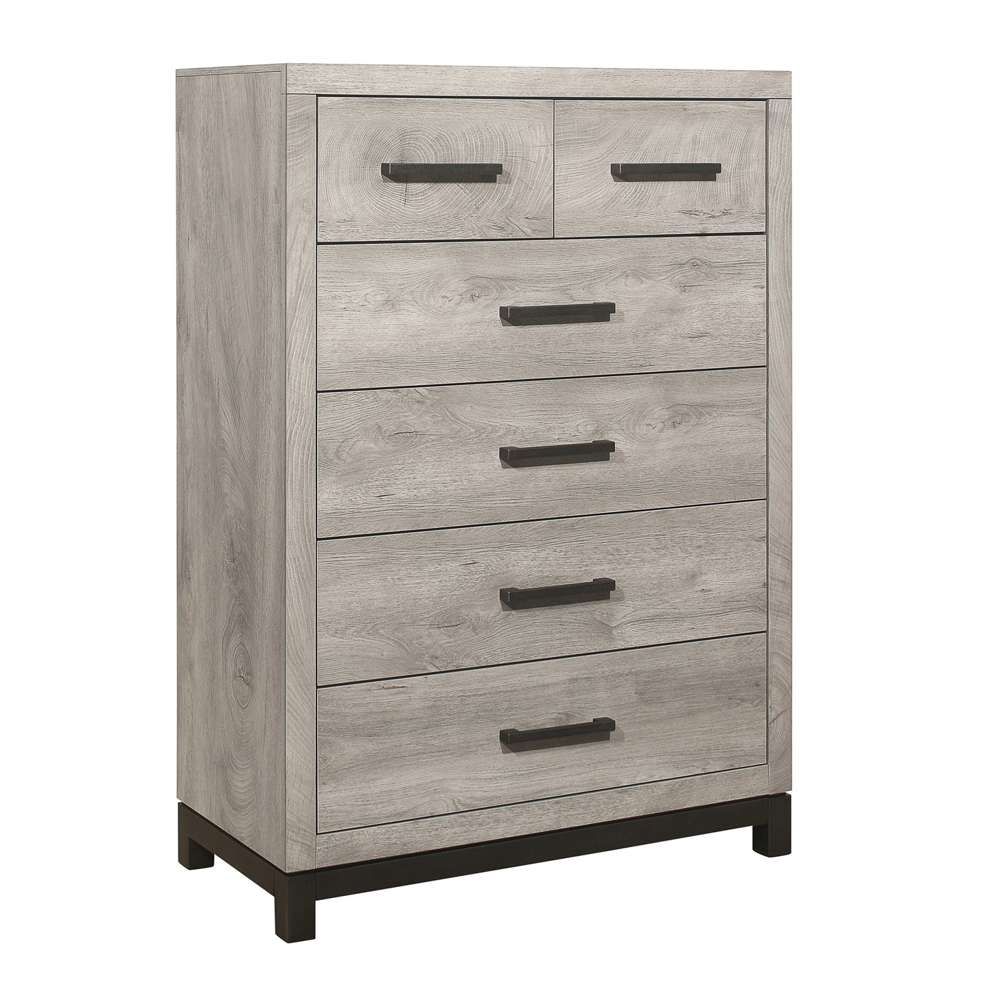 Zephyr 5 Drawer Chest LITE GREY