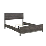 Zephyr Queen Bed DARK GREY