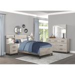 Zephyr Twin Bed LITE GREY