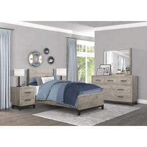 Zephyr Twin Bed LITE GREY