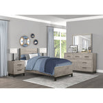 Zephyr Twin Bed LITE GREY