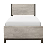 Zephyr Twin Bed LITE GREY