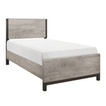 Zephyr Twin Bed LITE GREY