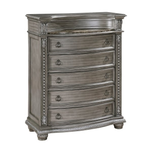 Bennington 5 Drawer Chest GREY