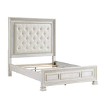 Theodora Queen Bed PEARL WHITE