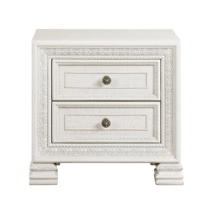 Theodora Night Stand PEARL WHITE