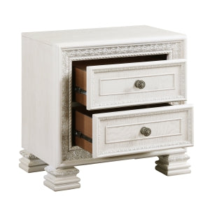 Theodora Night Stand PEARL WHITE