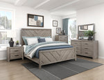 Silas Queen Bed GREY