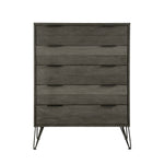 Urbanite 5 Drawer Chest 3 TONE GREY