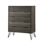 Urbanite 5 Drawer Chest 3 TONE GREY