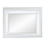 Tamsin Dresser Mirror W/LED-WHITE METALLIC