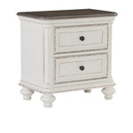 Baylesford Night Stand ANTIQUE WHITE/GREY