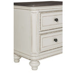 Baylesford Night Stand ANTIQUE WHITE/GREY