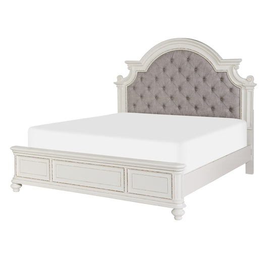 Baylesford Queen Bed ANTIQUE WHITE