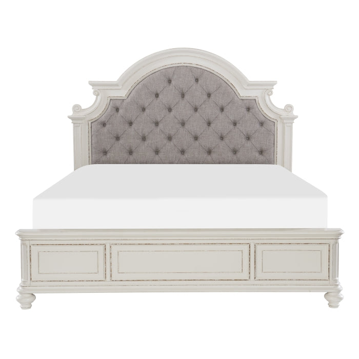 Baylesford Queen Bed ANTIQUE WHITE