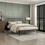 Augusta Queen Platform Bed BLACK