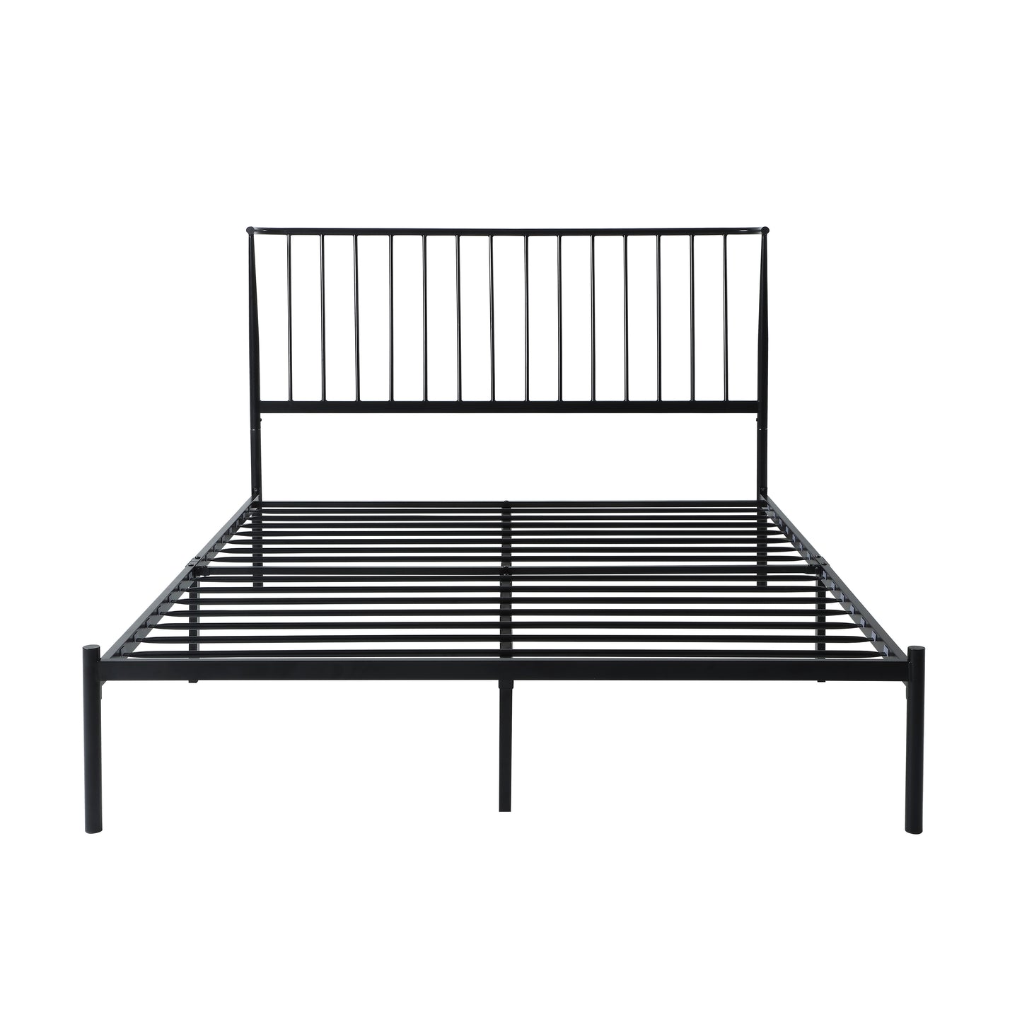 Augusta Queen Platform Bed BLACK