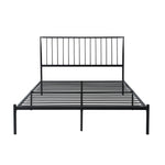 Augusta Queen Platform Bed BLACK