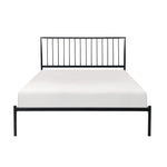 Augusta Queen Platform Bed BLACK