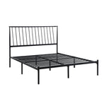 Augusta Queen Platform Bed BLACK