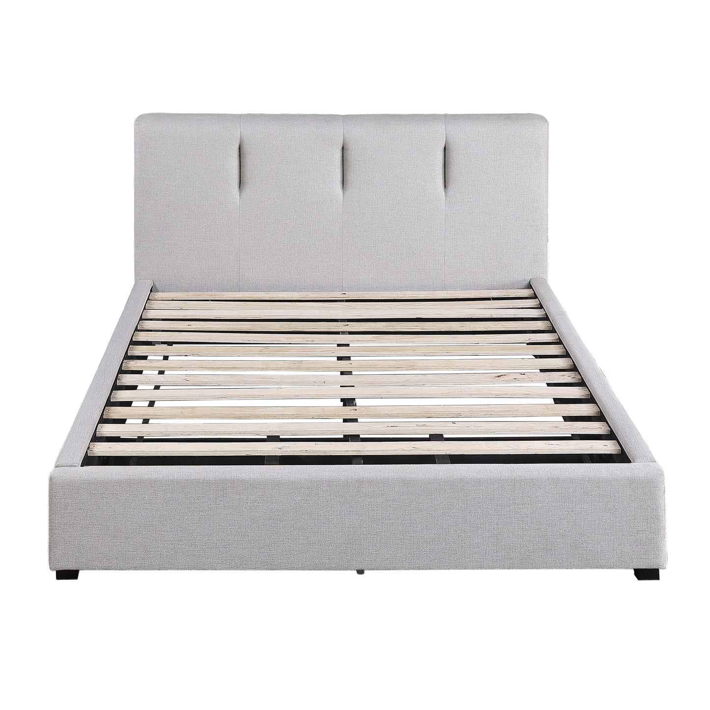 Aitana Queen Storage Platform Bed GREY