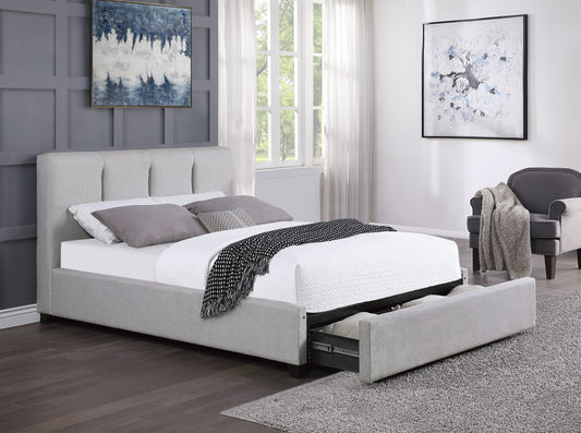 Aitana Queen Storage Platform Bed GREY