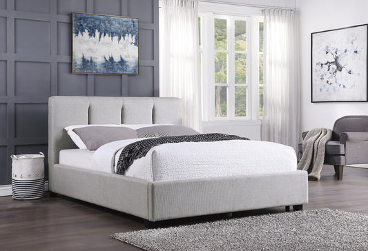 Aitana Queen Platform Bed GREY