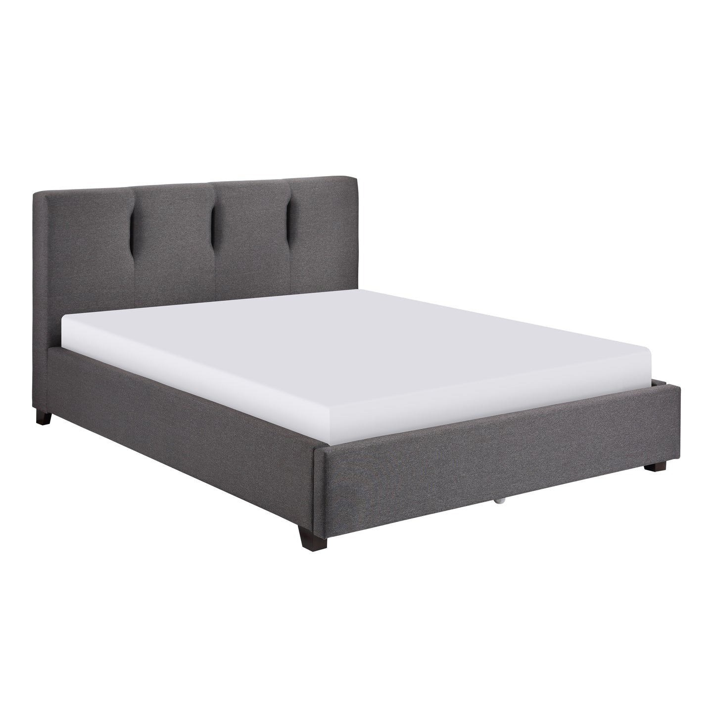 Aitana Queen Storage Platform Bed GRAPHITE
