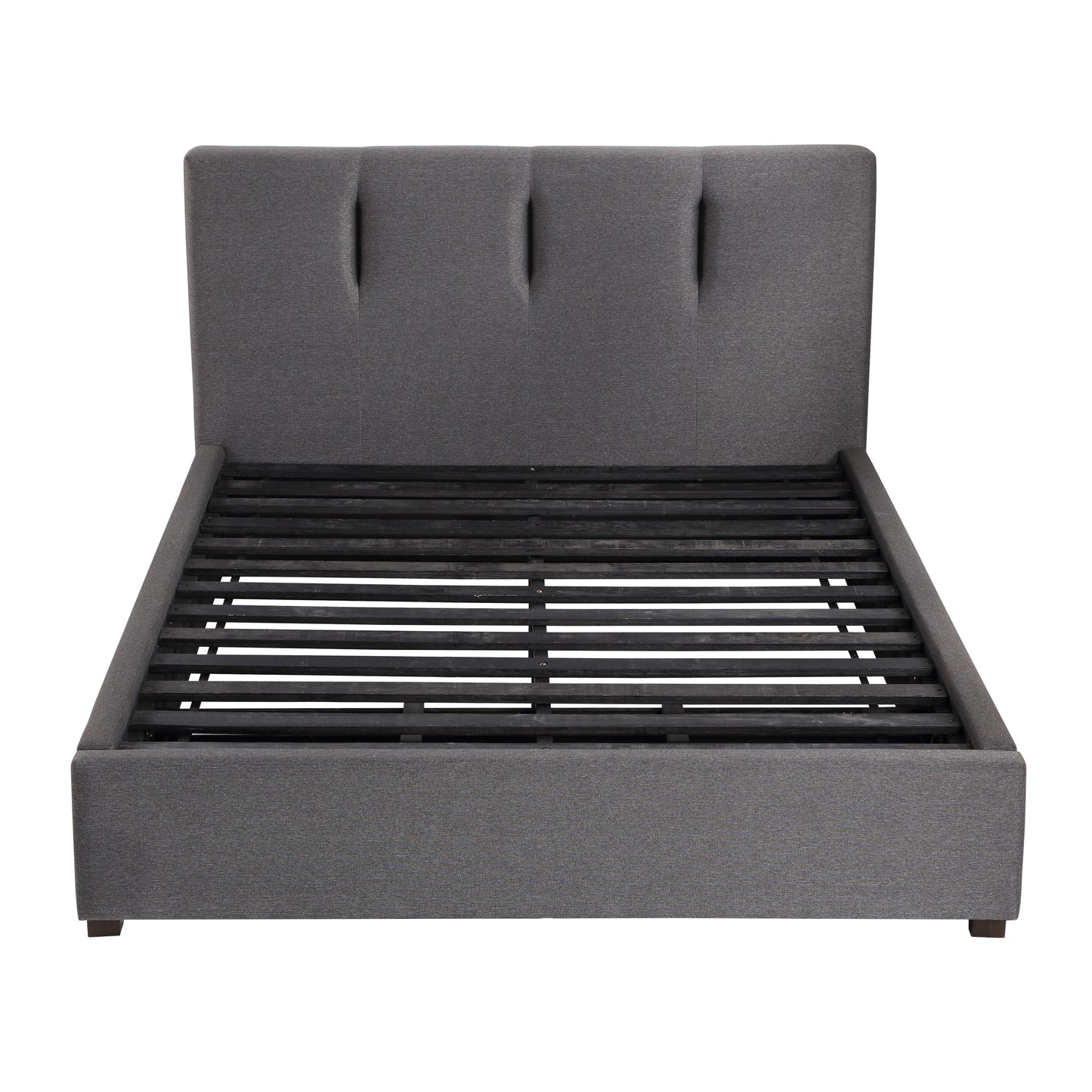 Aitana Queen Storage Platform Bed GRAPHITE
