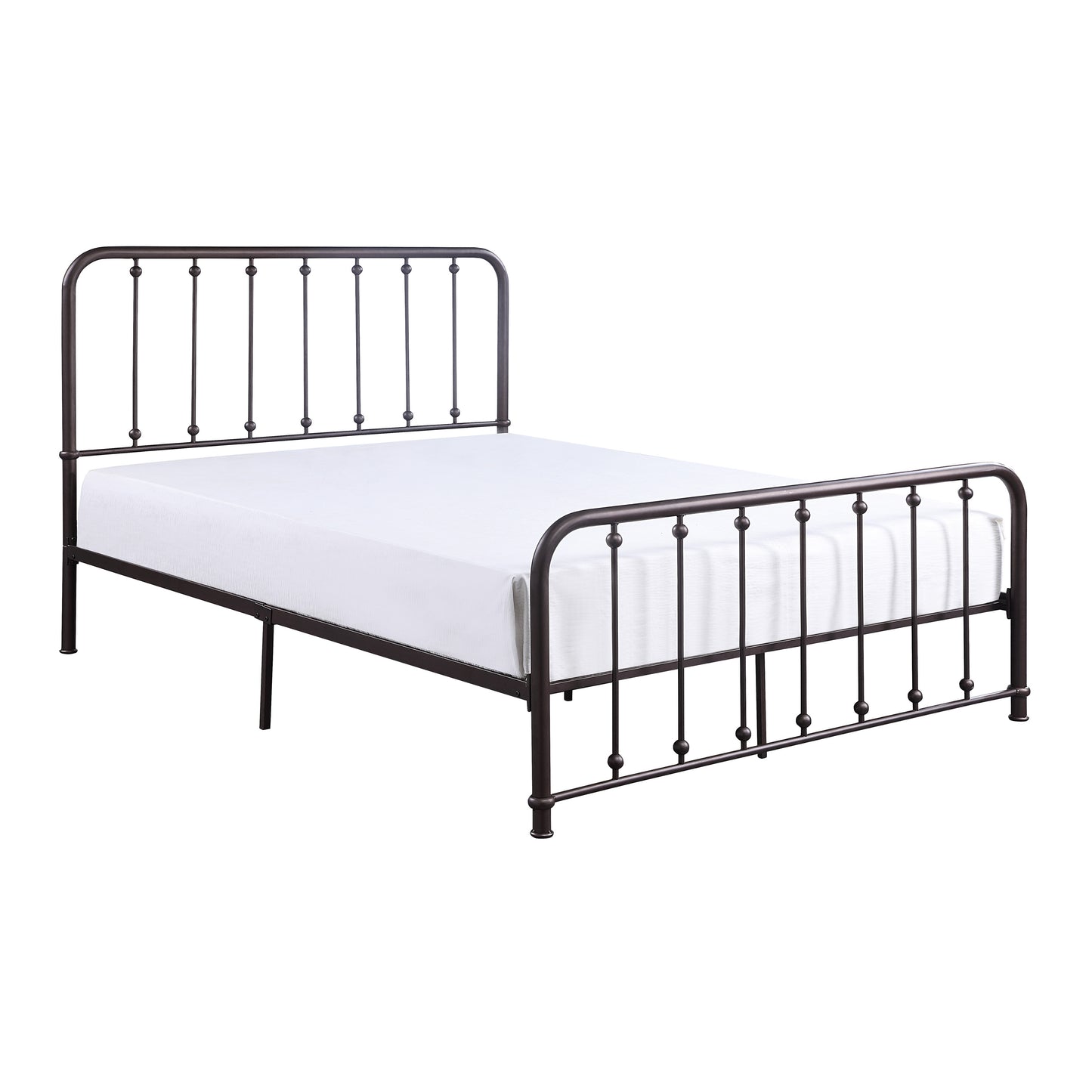 Larkspur Queen Platform Bed DARK BRONZE
