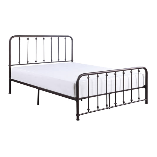 Larkspur Queen Platform Bed DARK BRONZE