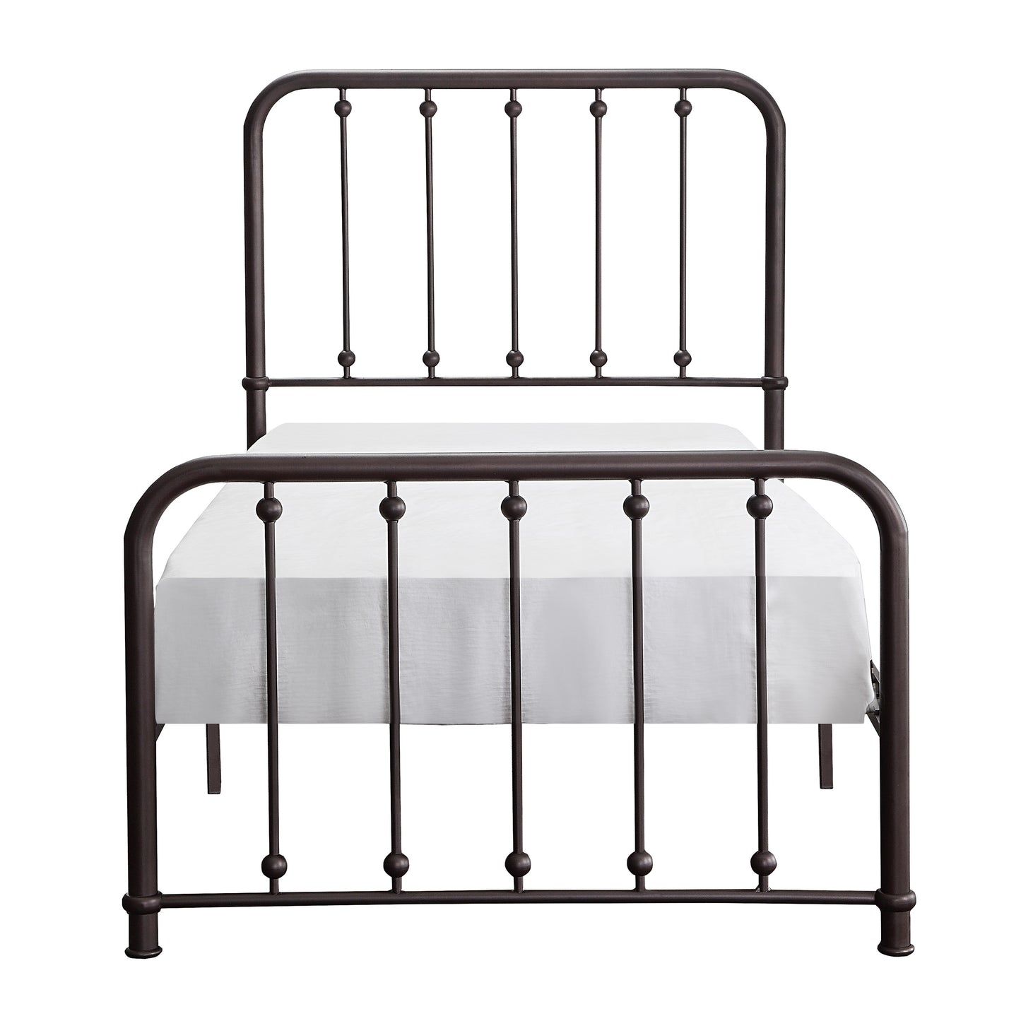 Larkspur Twin Platform Bed DARK BRONZE
