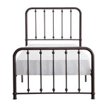 Larkspur Twin Platform Bed DARK BRONZE