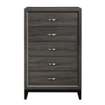 Davi 5 Drawer Chest GREY