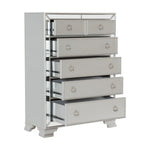Avondale 5 Drawer Chest SILVER