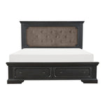 Bollingbrook Queen Storage Platform Bed aCHARCOAL