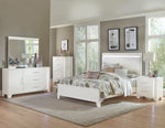 Kerren Queen Bed W/LED WHITE