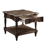 Heath Court End Table BROWN OAK