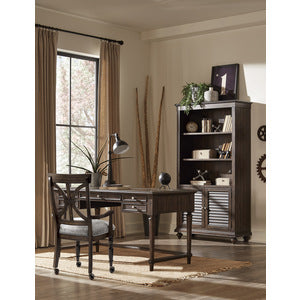 Cardano 73"H Bookcase DRIFTWOOD CHARCOAL