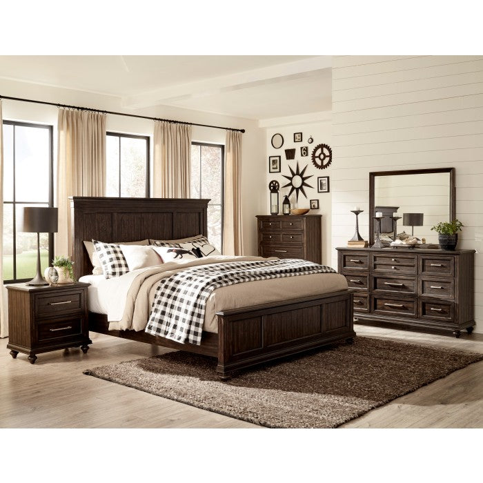 Cardano Queen Bed CHARCOAL