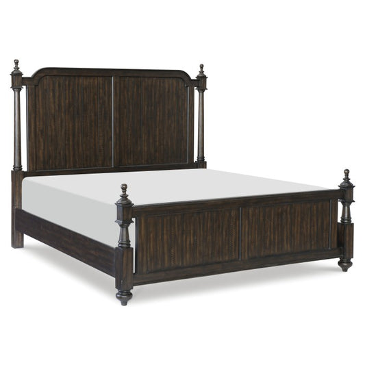 Cardano Post Bed CHARCOAL