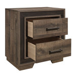 Ellendale Night Stand RUSTIC MAHOGANY